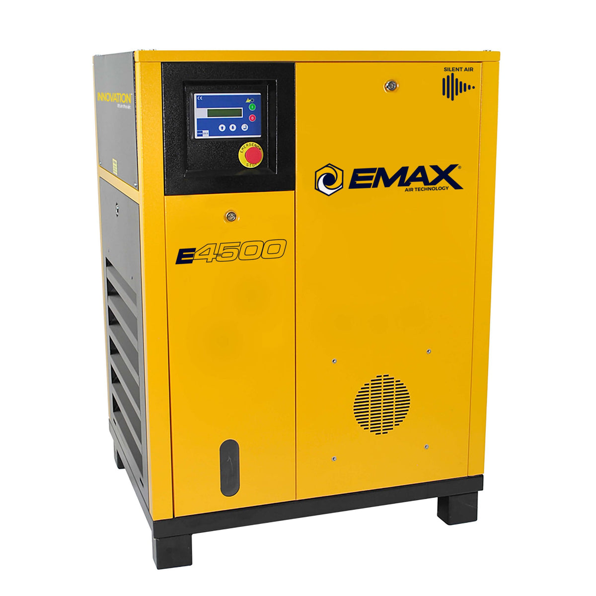EMAX 15HP 3PH 460V 62CFM Energy Efficient Variable Speed Industrial Rotary Screw Compressor-Cabinet Only -100,000 HR pump life