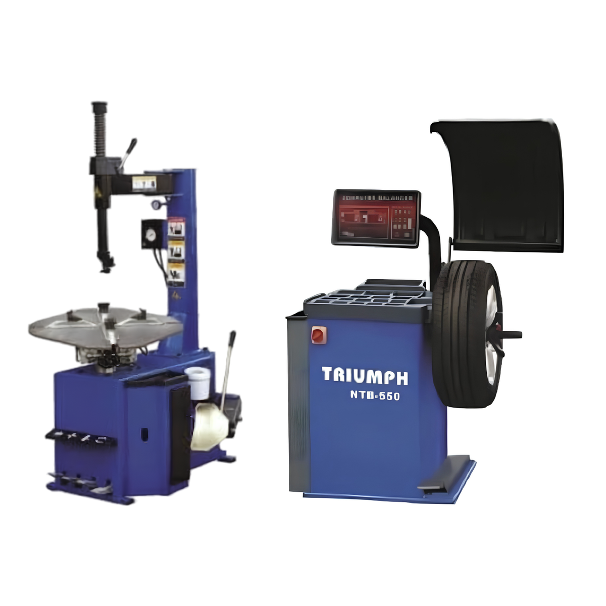 Triumph NTC-950 Tire Changer & NTB-550 Wheel Balancer Combo