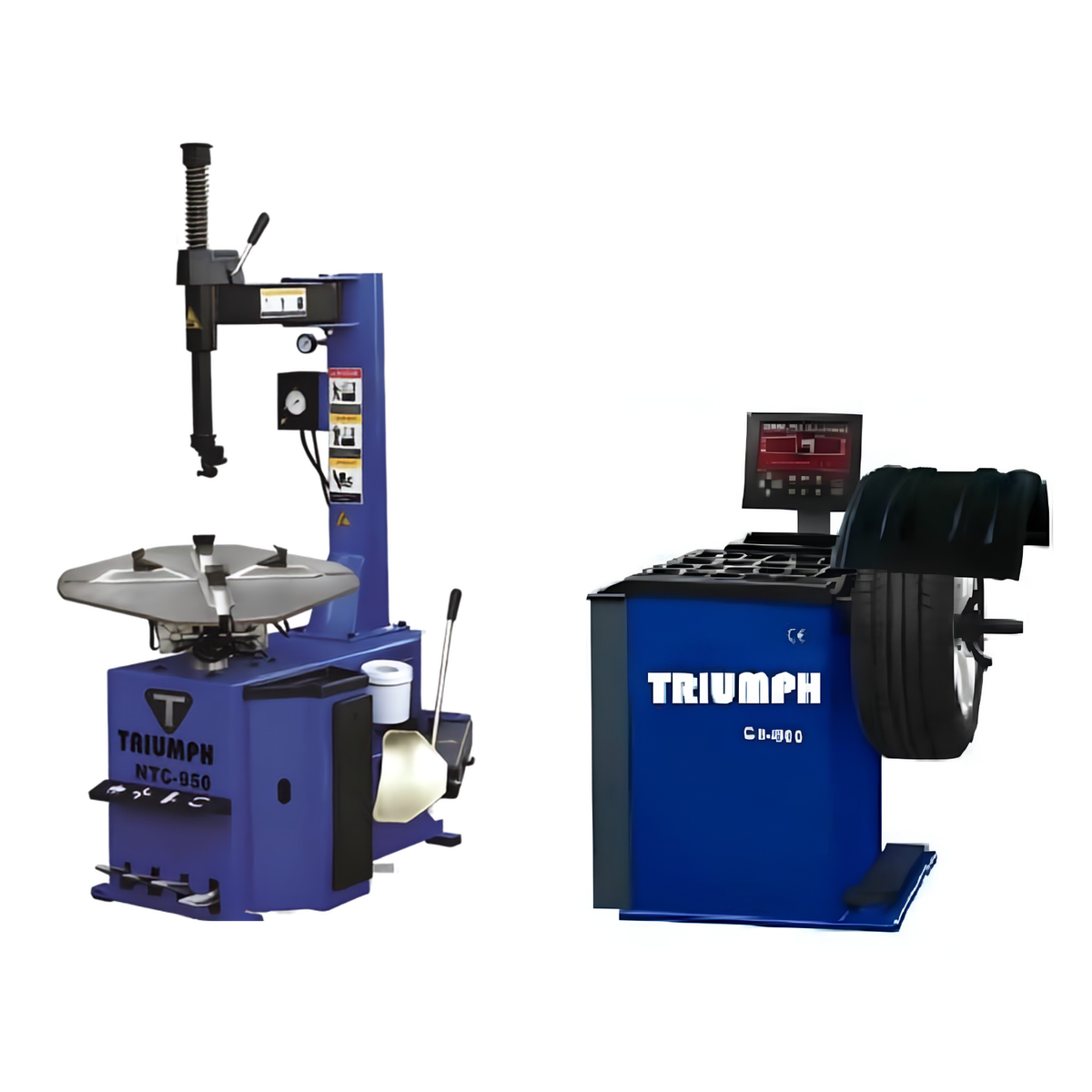 Triumph NTC-950 Tire Changer & NTB-800 Wheel Balancer Combo