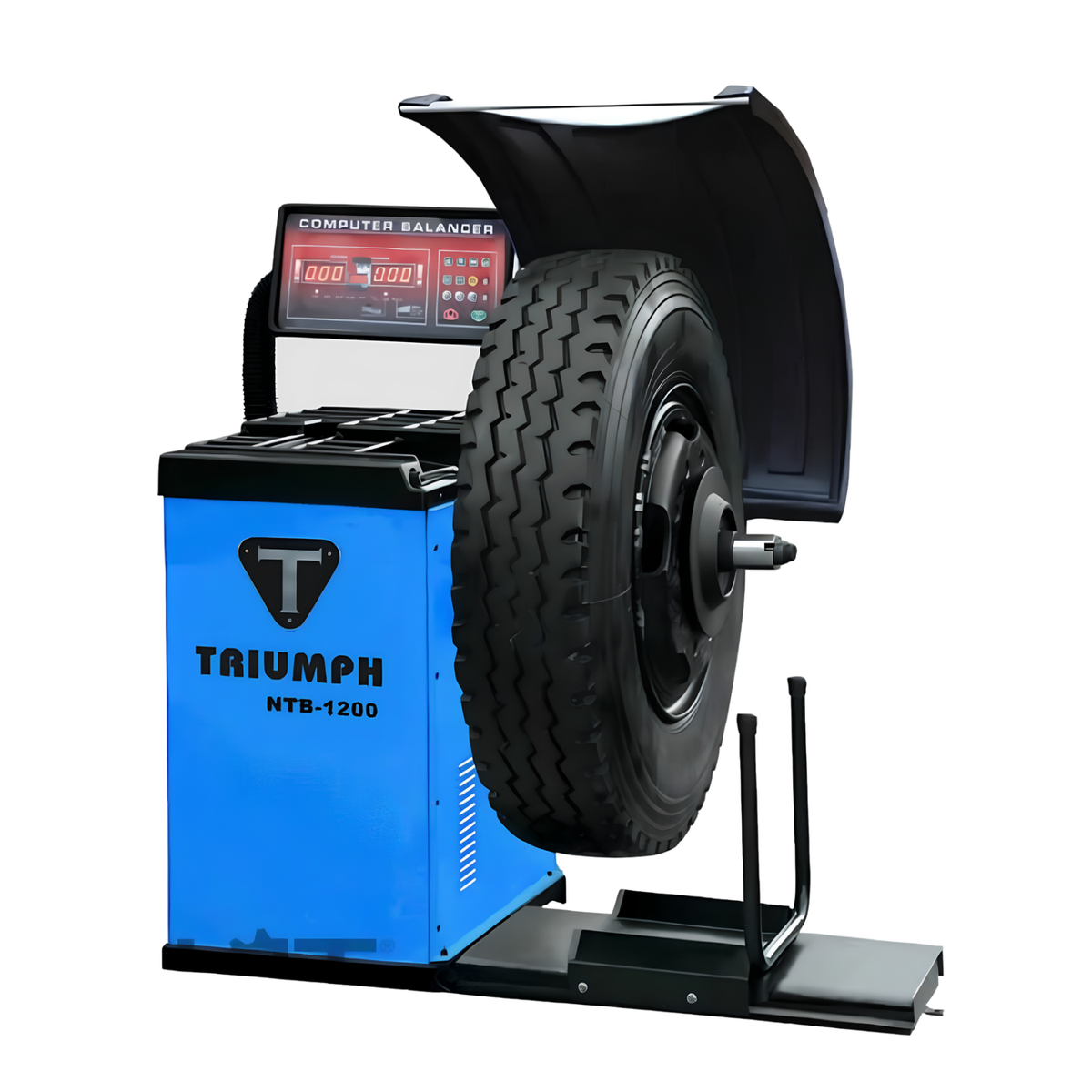 Triumph NTB-1200 Electronic Truck Wheel Balancer - Heavy Duty 350 lb Capacity, 110V
