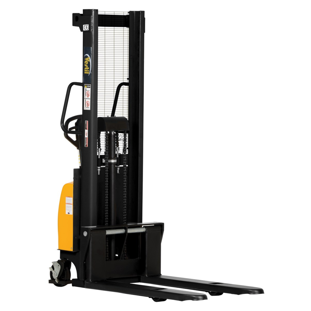 Vestil 2000lb DC Powered Hand Pump Stacker 63in Lift - SE/HP-63