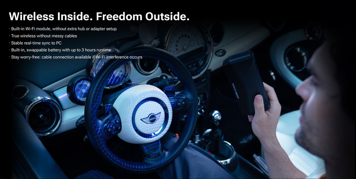 Wireless inside, freedom outside