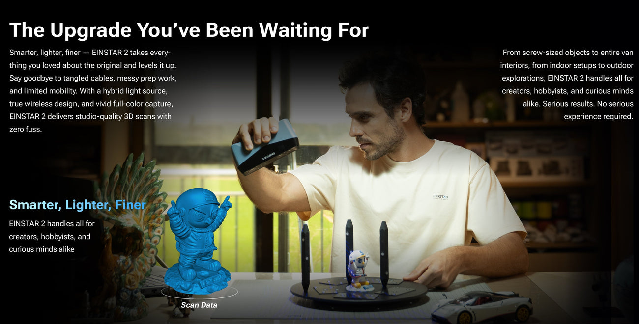 EINSTAR 2 Handheld 3D Scanner