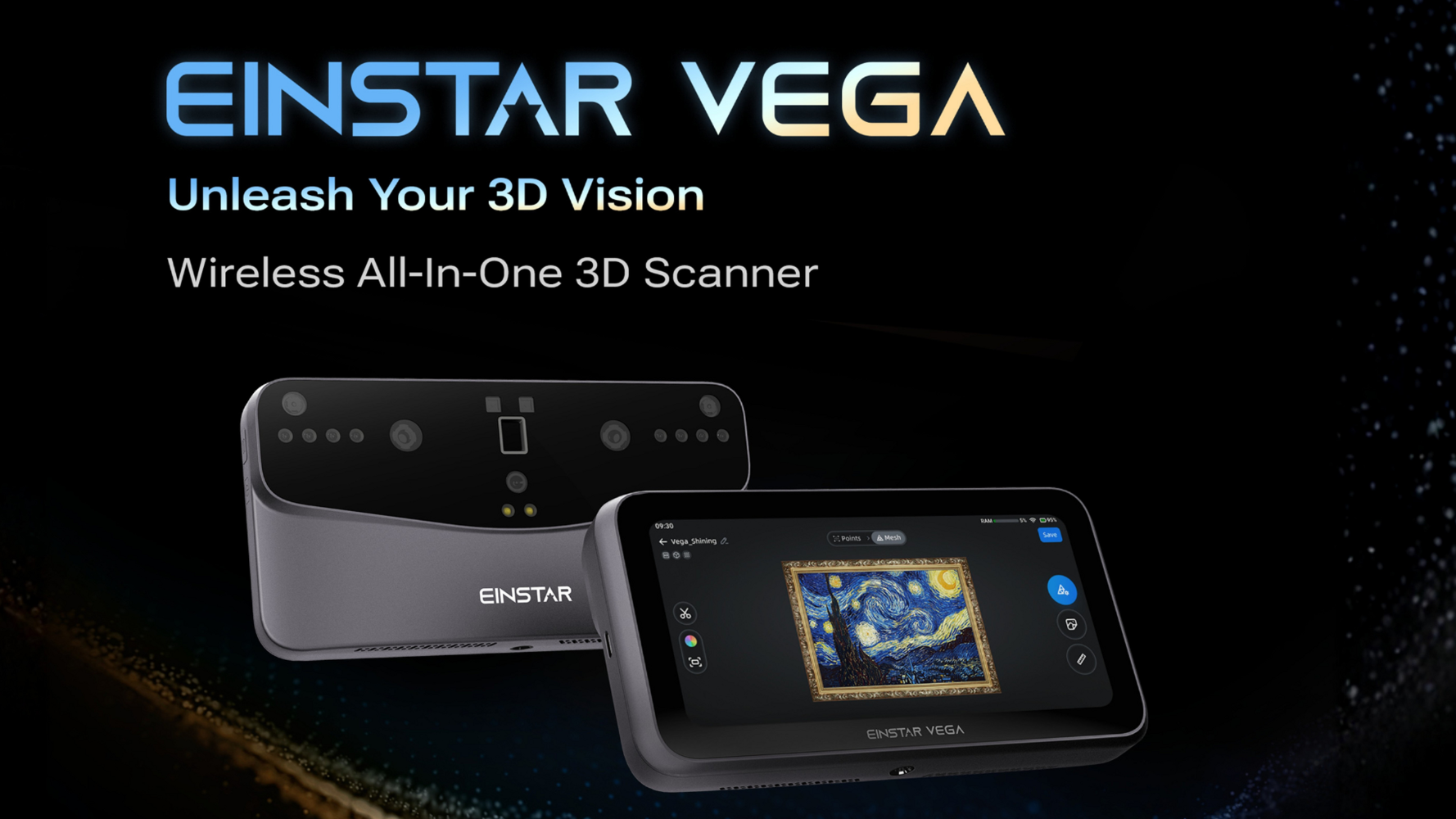EINSTAR VEGA Wireless All-In-One 3D Scanner
